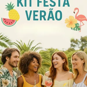 Imagem de capa para o Ebook KIT VERÃO - Festa Tropical - Pronto para Celebrar