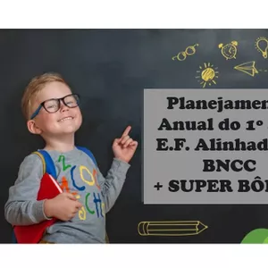 Imagem de capa para o Ebook PLANEJAMENTO ANUAL DO 1º ANO- ALINHADOS A BNCC