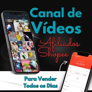 Imagem de capa para o Curso online Canal de vídeos para afiliados shopee