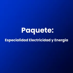 Imagen de portada para Curso online Paquete Especialidad Electricidad y Energia