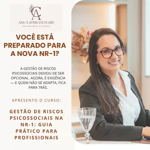 Imagem do curso Gestão de Riscos Psicossociais na NR 1: Guia para Profissionais