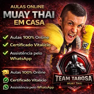 Imagem de capa para o Curso online 🔥💥 MUAY THAI EM CASA: A BATALHA COMEÇA AGORA! 💥🔥