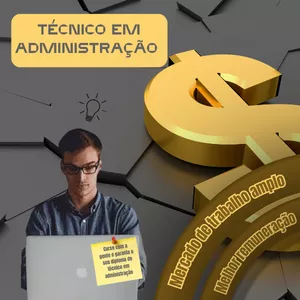 Imagem de Curso de Técnico em Administração  criado por Henrique Xavier na hotmart