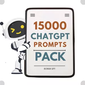 Cover image for Online course 15000 ChatGPT Prompts Pack with 40 Categories
