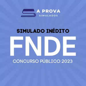 Imagem de capa para o Curso online [Simulado Inédito] Concurso FNDE 2023