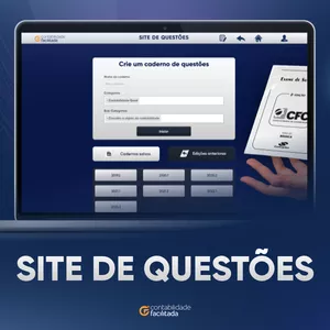 Imagem de capa para o Curso online Site de Questões - Contabilidade Facilitada