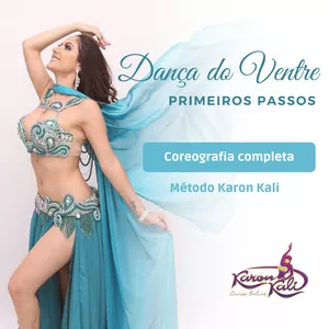 Imagem de capa para o Curso online Dança do Ventre - coreografia completa com passo a passo