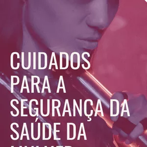 Imagem de capa para o Ebook Cuidados para a segurança da saúde da mulher