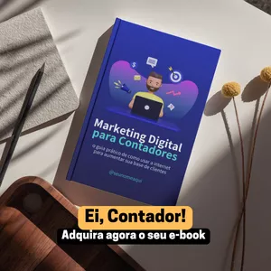 Imagem de capa para o Ebook Marketing Digital para Contadores