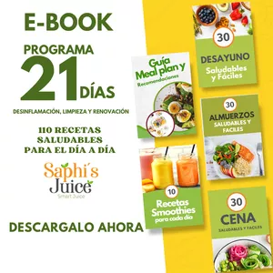 Imagen de portada para Ebook Reto 21 días, Desinflama, Limpia  y Renueva tu cuerpo