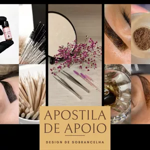 Imagem de capa para o Ebook E-book design de sobrancelha 