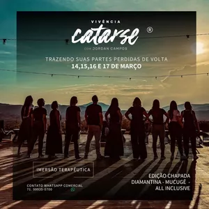 Imagem de capa para o Curso online VIVÊNCIA CATARSE - CHAPADA DIAMANTINA MARÇO/2025
