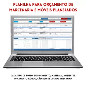 Imagem de capa para o Curso online Planilha Para Orçamento Marcenaria e Móveis Planejados