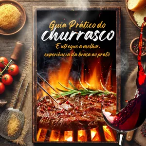Imagem de capa para o Ebook Guia prático do churrasco: Entregue a melhor experiência da brasa ao prato