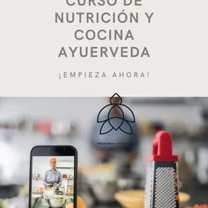 Imagen de portada para Curso online ❤ Cocina de Nutrición y cocina Ayurveda. 