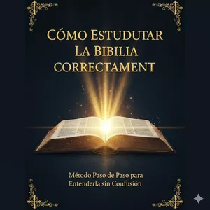 Imagen de portada para Ebook Cómo Estudiar la Biblia Correctamente – Método Paso a Paso