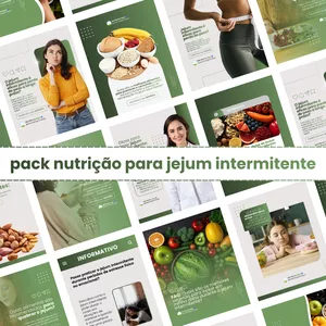 Imagem de capa para o Curso online PACK CANVA NUTRIÇÃO PARA JEJUM INTERMITENTE