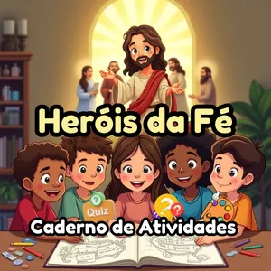 Imagem de capa para o Ebook Heróis da Fé - Caderno de Atividades
