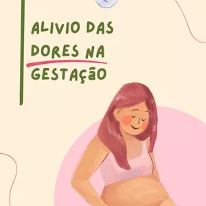 Imagem de capa para o Ebook Alívio das Dores na Gestação 