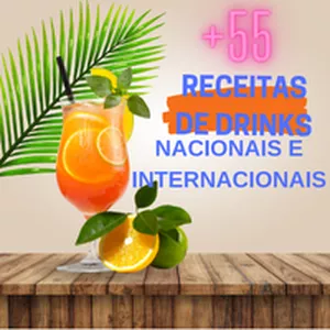 Imagem de capa para o Ebook Drinks Incríveis: E-book de receitas de drinks
