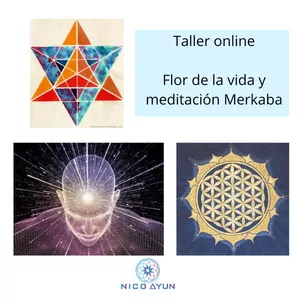 Imagen de portada para Curso online Taller flor de la vida y meditación Merkaba