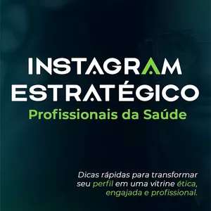 Imagem de capa para o Ebook Instagram Estratégico para profissionais da saúde