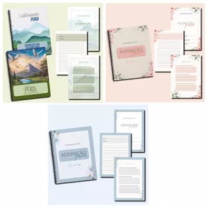 Imagem de capa para o Ebook Kit imprima e venda Cadernos congresso JW 2025: Adoração Pura.