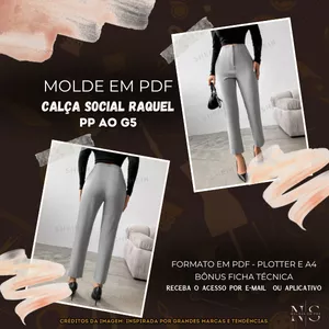 Imagem de capa para o Curso online ✨[Molde em PDF] - Calça Social Raquel ID 4451555✨