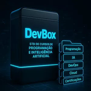 Imagem de capa para o Curso online DevBox - 5TB de Cursos de Programação e Inteligência Artificial