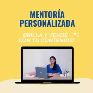 Imagen de portada para Curso online MENTORÍA PERSONALIZADA BRILLA Y VENDE CON TU CONTENIDO