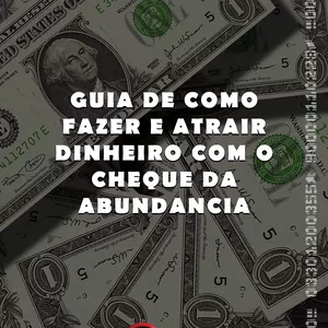 Imagem de capa para o Ebook Cheque da Abundância - Lei da Atração na Prática!