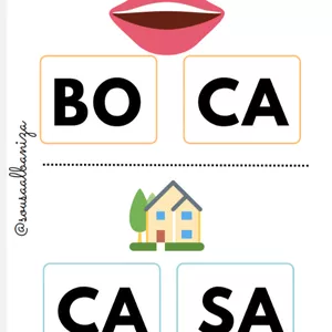 Imagem de capa para o Ebook Jogo de parear sílabas