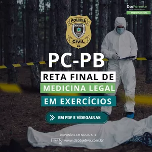 Imagem principal do produto DsoForense - Revisão Final de Medicina Legal - PCPB