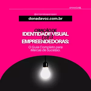 Imagem de capa para o Ebook Identidade Visual para Empreendedoras