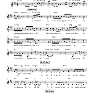 Imagem de capa para o Ebook Agradeço - Paulo Cesar Baruk,Preto no Branco - Cifra - melodia e Letra