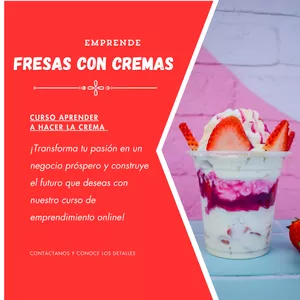 Imagen de portada para Ebook Emprende desde Casa: Curso Completo para Iniciar tu Negocio de fresas con crema