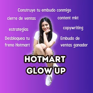 Imagen de portada para Servicio online Hotmart Glow Up 