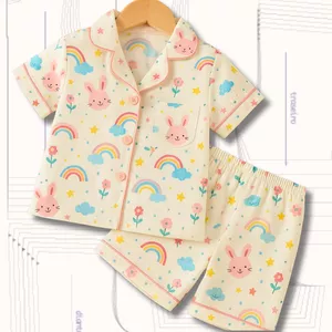 Imagem de capa para o Ebook MOLDE PIJAMA AMERICANO INFANTIL - GRADE DE 1 A 12 ANOS
