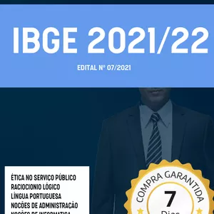 Imagem principal do produto Apostila Concurso IBGE 2021