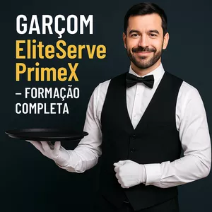 Imagem do curso Garçom EliteServe PrimeX – Formação Completa 