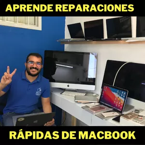 Imagem principal do produto Aprende reparaciones rápidas de Macbook