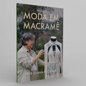 Imagem de capa para o Ebook Guia de Moda em Macramê (Livro Digital)