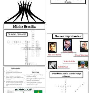 Imagem de capa para o Ebook Minha Brasília - Atividade Interativa