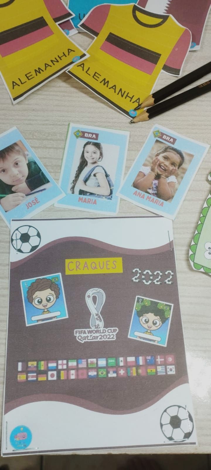 KIT COPA DO MUNDO 2022 EDUCA ARTE 