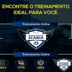Imagem de capa para o Curso online CURSO  SCANIA PGR PROGRAMAÇÃO - ELÉTRICA , SOPS , XCOM , SDP3 
