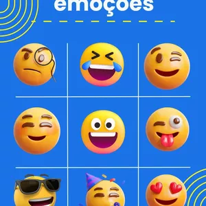 Imagem de capa para o Ebook EMOJIS PARA FALAR DAS EMOÇÕES