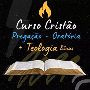 Imagem de capa para o Curso online Curso de Oratória e Pregação Evangélica + Bônus de Teologia