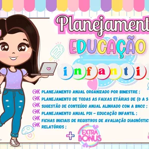 Imagem de capa para o Ebook PLANEJAMENTO ANUAL 2024-EDUCAÇÃO INFANTIL 