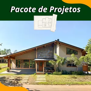 Imagem de capa para o Ebook Pacote de Projetos Casas de Campo 