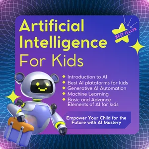 Cover image for Online course AI for Young Minds: The Ultimate Guide to Learning and Creativity in a Tech-Driven World